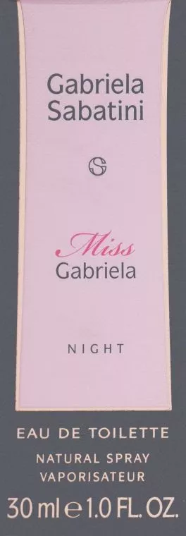 Gabriela Sabatini Miss Gabriela Night